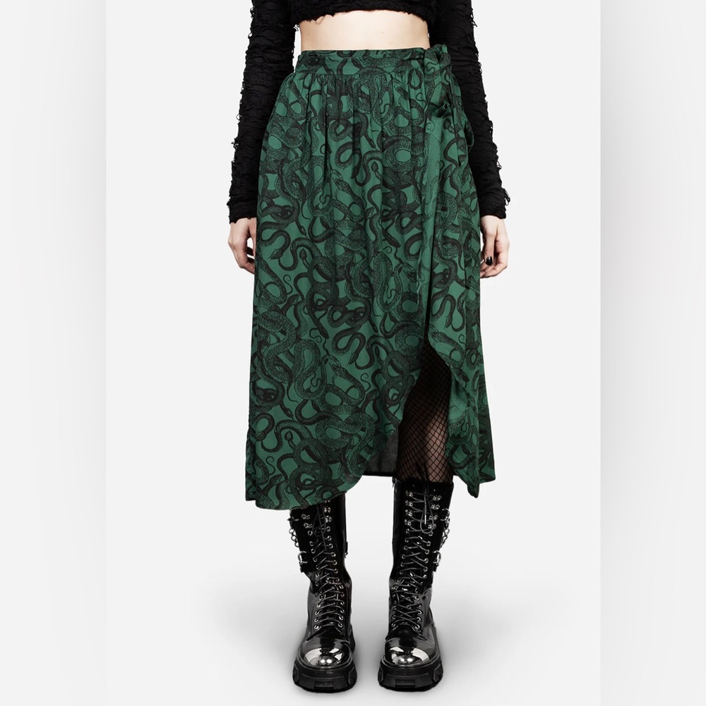 Disturbia Ophidia Wrap Skirt